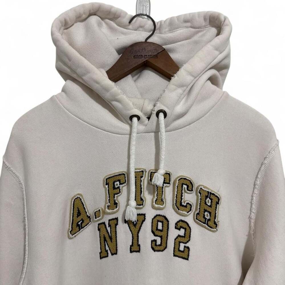 Abercrombie & Fitch NY92 Distressed Applique Hoodie
